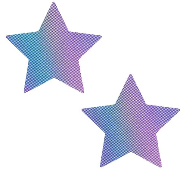 Lilac Holographic Starry Nights | Festival and Entertainment | Nipple Pasties