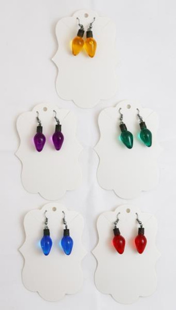 Christmas Light Earrings | The Punk Pixie Creations | Costume Jewelry