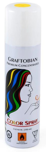 Yellow Hairspray | Graftobian Professional Makeup | Hair Colour