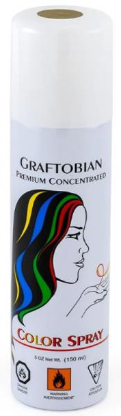 Gold Hairspray | Graftobian Professional Makeup | Hair Colour