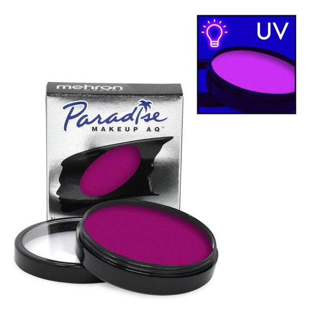 Paradise Neon Body Paint 40G Refill | Nebula (Neon Purple) | Mehron Professional Makeup