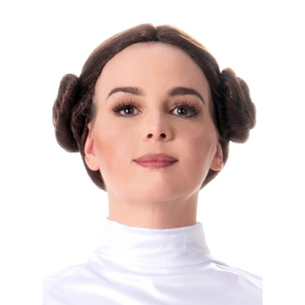 Princess Leia Space Buns Adult Size Wig | Star Wars | Wigs