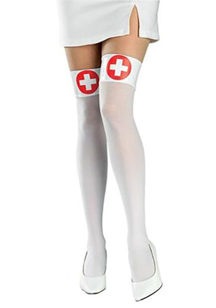 Naughty Nurse Thigh Hi Stockings | Careers & Uniforms | Legwear