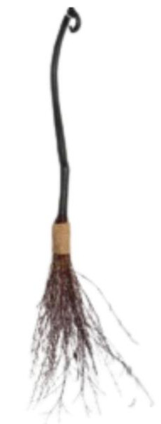 49 inch Witch Broom | Classic Halloween | Props and Play Weapons
