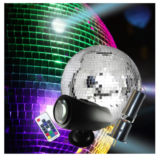 Mirror Ball Party Kit Battery Operated | Halloween | Decor