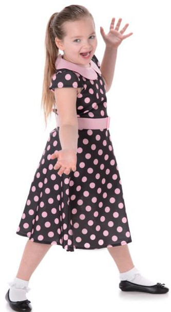 Sock Hop Polkadot Dress Costume | 50s | Childrens Costumes