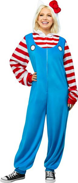 Hello Kitty Comfy Wear Onesie | Hellow Kitty | Adult Costumes