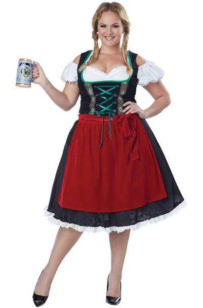 AS-IS | Oktoberfest Fraulein | Adult Plus Size 2X | Dirndl