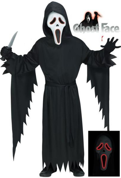 Ghostface EL Costume | Scream | Childrens Costumes