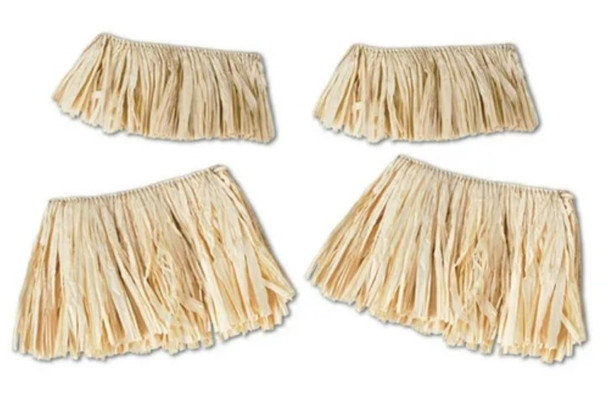 Raffia Arm and Leg Ties | Hawaiian Luau | Accessories