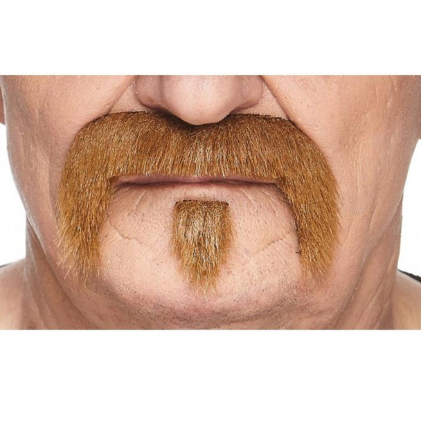Biker Mustache | Light Brown | European Moustaches | Applications and Prosthetics