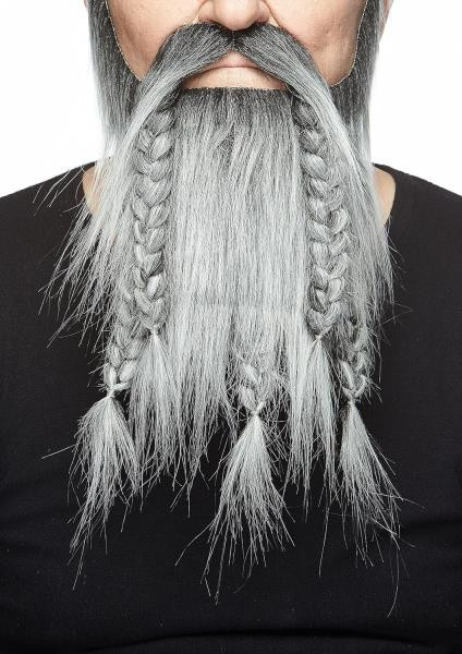 Viking Dwarf | Salt and Pepper | European Moustaches | Applications and Prosthetics