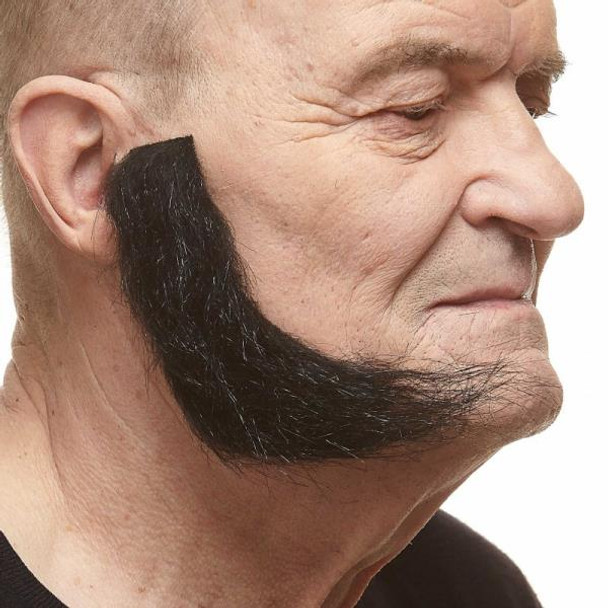 Mutton Chops Sideburns | Black | Makeup and Facial Hair