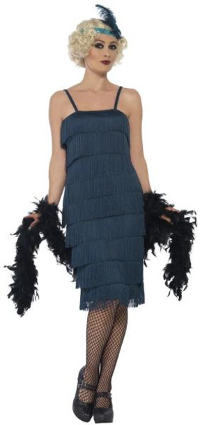 Teal Flapper Costume Dress | 20s | Womens Costumes