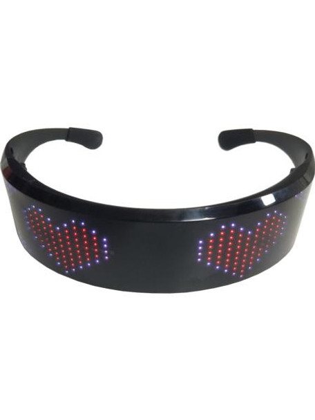 Programmable LED Goggles with Additional Preset Designs | Festivals | Glasses and Sunglasses