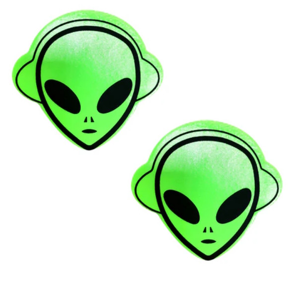 Neva Nude Black Light Alien Pasties | Festivals | Applications and Prosthetics