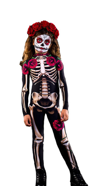 Day of the Dead Bodysuit | Halloween | Childrens Costumes
