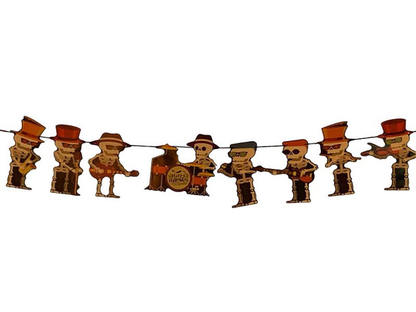 Dancing Skeleton Banner Home Decor | Decor | Novelty and Decor