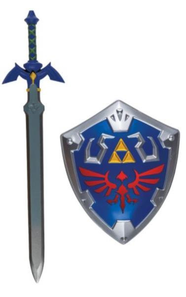 Link Master Sword and Shield Set | Legend Of Zelda | Props and Play Weapons
