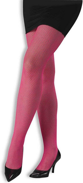 80s Neon Pink Fishnet Tights | 1980s | Legwear and Tights