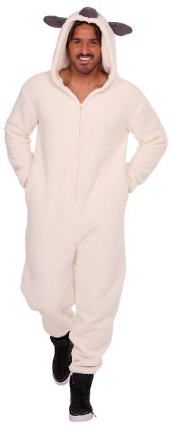 Lamb Soft Plush Onesie | Animals | Adult Costumes