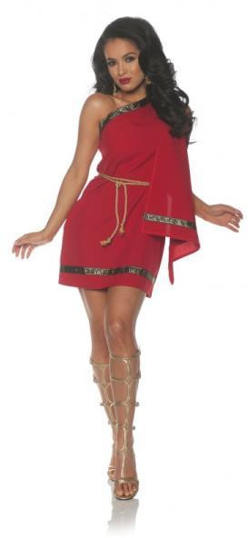 AS-IS | Red Toga | Adult Size Large | Greek/Roman