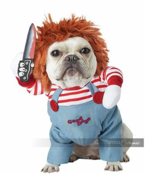 Good Dogs Deadly Doll Dog Costume | Childs Play | Pet Costumes and Accessories | Consignment