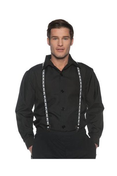 Skull And Crossbones Suspenders | Halloween | Accessories