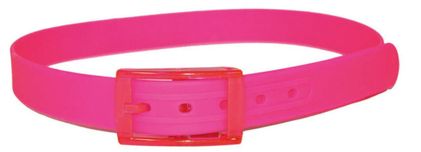 Neon Pink 80s Silicone Belt | 1980s | Accessories
