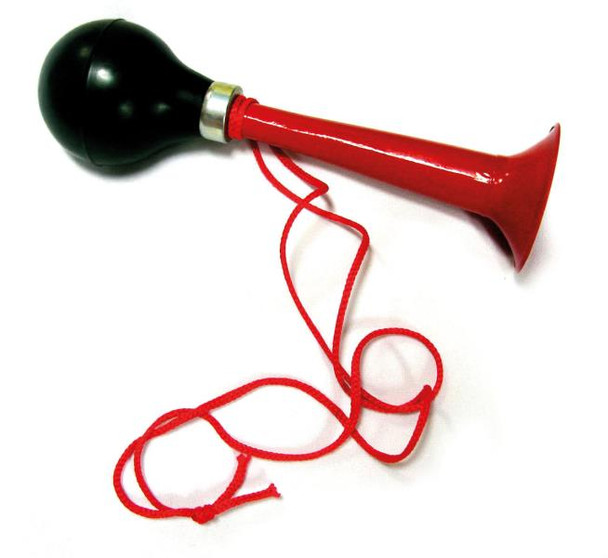 Red Clown Horn with String | Clowns | Accessories