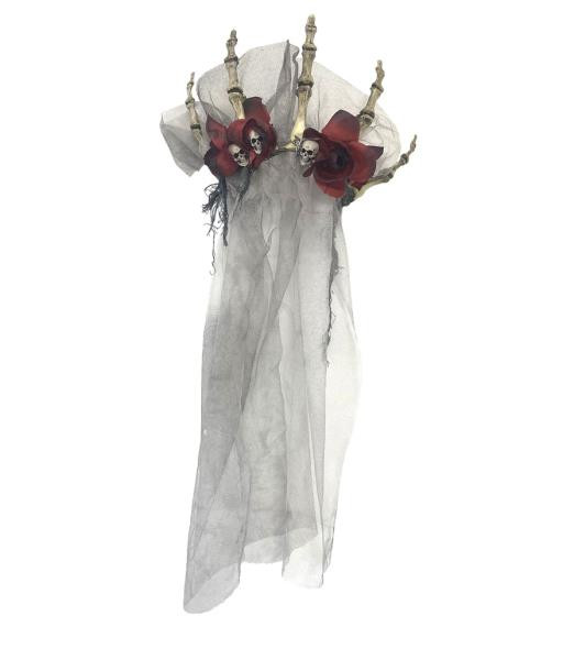 Undead Bride Red Flower Veil | Veils | Hats And Other Headpieces