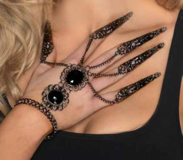 Gothic Chain Bracelet With Claws | Gothic | Costume Accessories