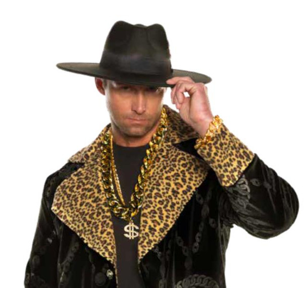 70s Pimp Accessory Kit Black | 1970s | Costume Kits