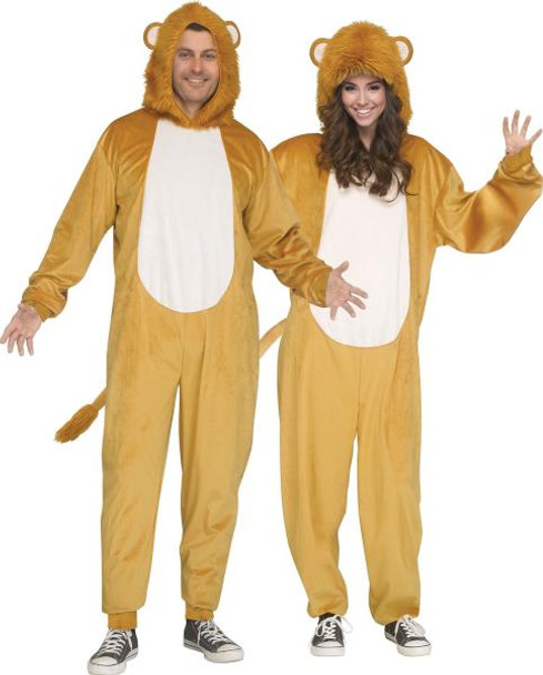 Lion EZ On EZ On Plush Onesie | Onesies | Adult Costumes