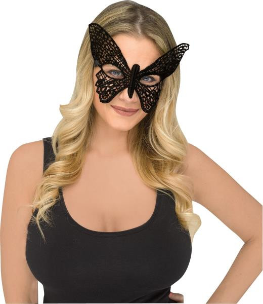 Black Butterfly Gothic Lace Masquerade Mask | Gothic | Masquerade Masks