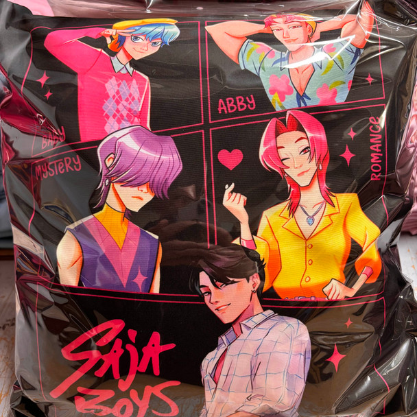 K-Pop Demon Hunters Couch Cushion V6 Saja Boys | Mancave Authentics | Hand Made Artist Inspired Items
