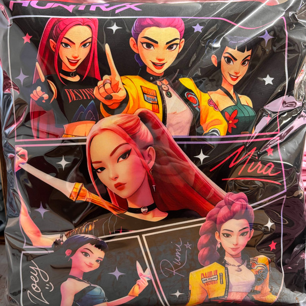 K-Pop Demon Hunters Couch Cushion V10 HuntrX | Mancave Authentics | Hand Made Artist Inspired Items