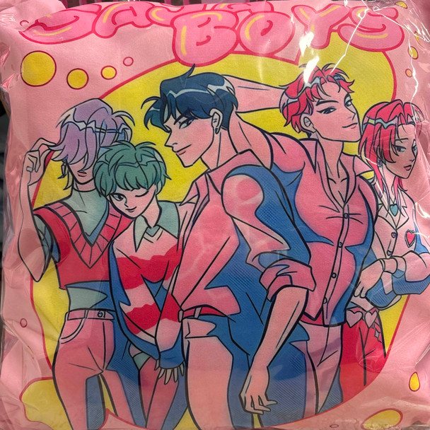 K-Pop Demon Hunters Couch Cushion V12 Saja Boys | Mancave Authentics | Hand Made Artist Inspired Items