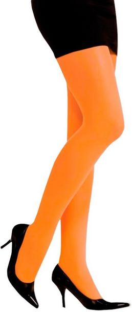 80s Neon Orange Nylon Tights | 1980s | Legwear and Tights