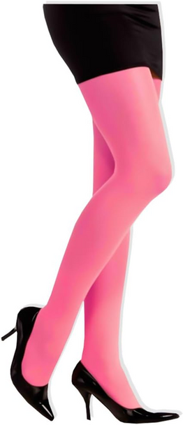 80s Neon Pink Nylon Tights | 1980s | Legwear and Tights