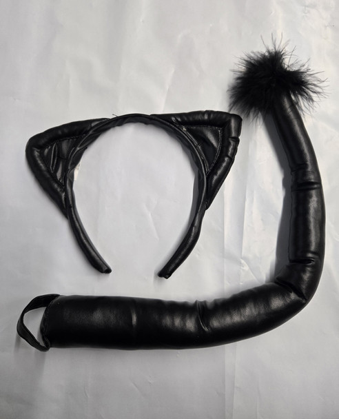 Black Cat Ears and Tail Accessory Kit | Animals | Accessories