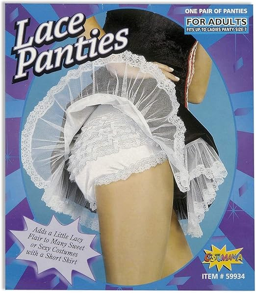 Lace Ruffle Boy Shorts White | Undergarments | Legwear and Tights