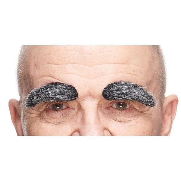 Black and Grey Eyebrows | Theatrical Facial Hair | Makeup