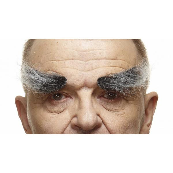 Salt and Pepper Eyebrows | Theatrical Facial Hair | Makeup