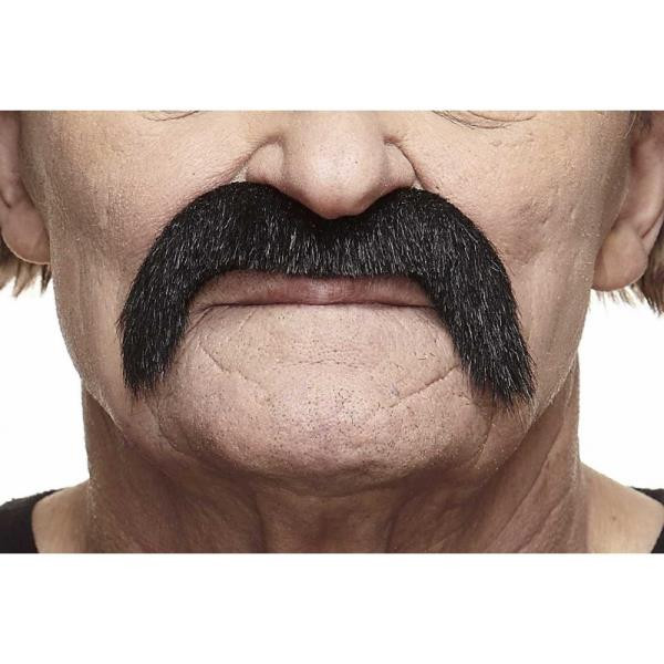 Black Cowboy Mustache | Theatrical Facial Hair | Makeup