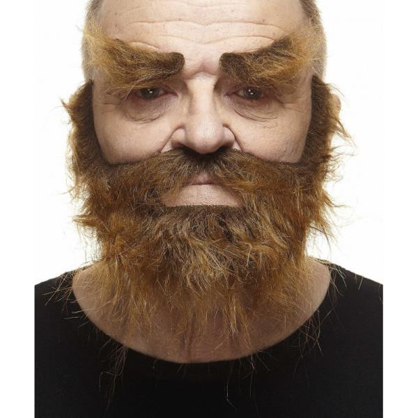 Brown Trapper Facial Hair Set | Theatrical Facial Hair | Makeup