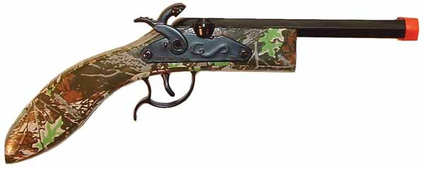 Mini Camo Double Barrel Shotgun 11 Inches | Toy Guns | Props and Play Weapons