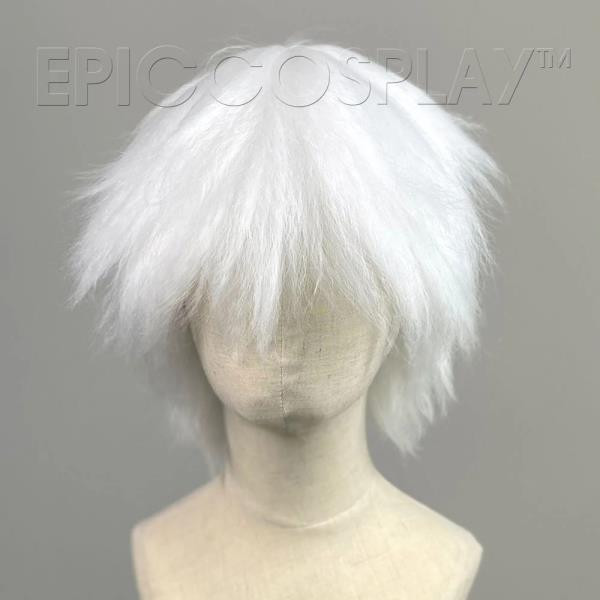 Apollo (Crimped) Classic White | Heat Styleable Anime Wig | Epic Cosplay Wigs