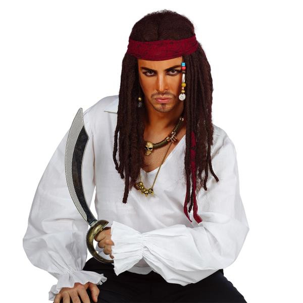 Pirate Dread Wig With Head Scarf | Pirates | Character Wigs