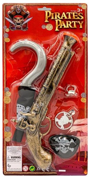 Pirate Gun Accessory Kit With Hook | Pirates | Props and Play Weapons